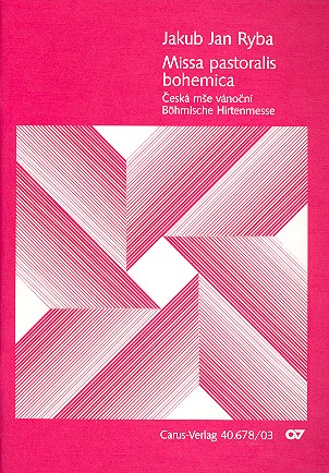 RYBA J.J. - MISSA PASTORALIS BOHEMICA