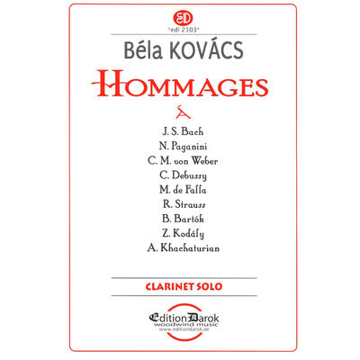 KOVACS B. - HOMENAJES CLARINETE