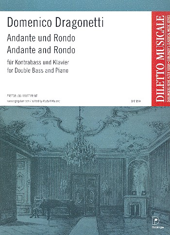 DRAGONETTI D. - ANDANTE Y RONDO RE M -CONTRABAJO Y PIANO