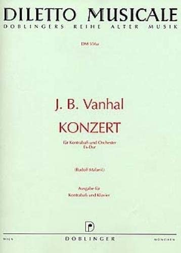 VANHAL J.B. - CONCIERTO MIb M - CTBJO Y PIANO