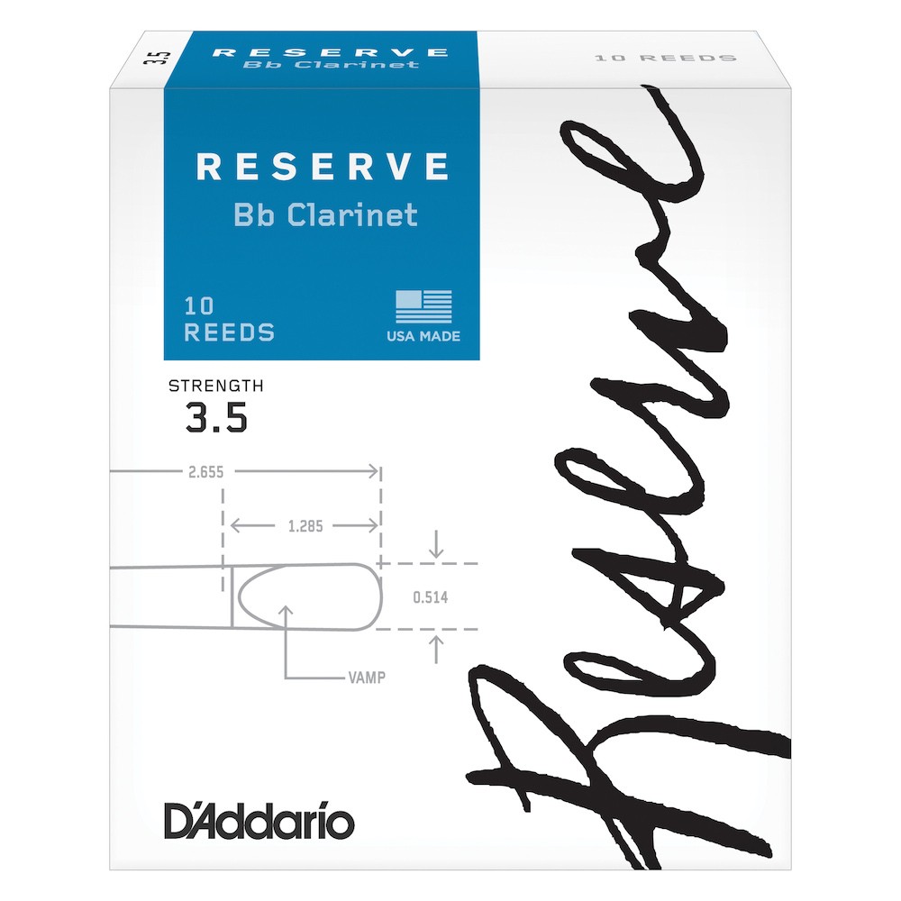 CAÑA CLARINETE - D´ADDARIO RESERVE 3 1/2+