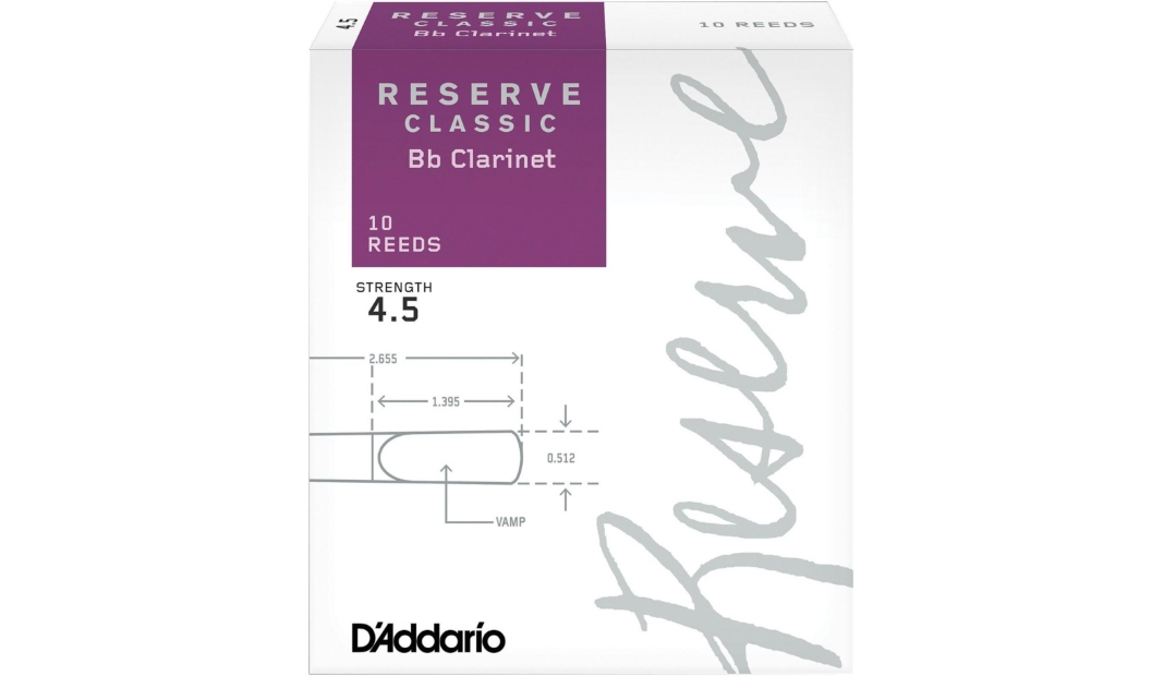 CAÑA CLARINETE - D´ADDARIO RESERVE CLASSIC 4,5