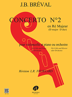 BOCCHERINI L. - CONCIERTO Nº3 SOL M - (CELLO Y PIANO)