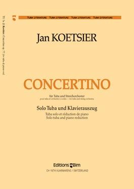 KOETSIER J. - CONCERTINO  (TUBA/P )
