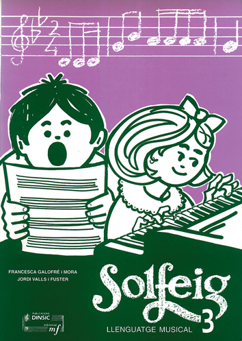 GALOFRE F. - SOLFEIG 3  (6 AUTORES) CATALAN