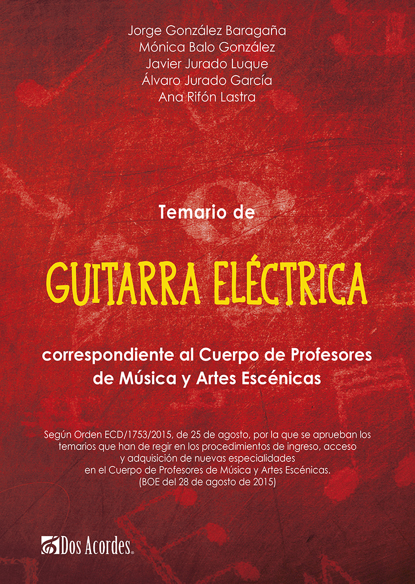 **NO VALIDO = DOA8477  varios -  Temario de Guitarra Eléctrica