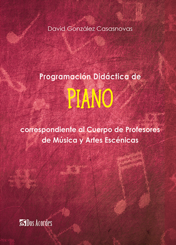 David González Casasnovas -  Programación Didáctica de Piano
