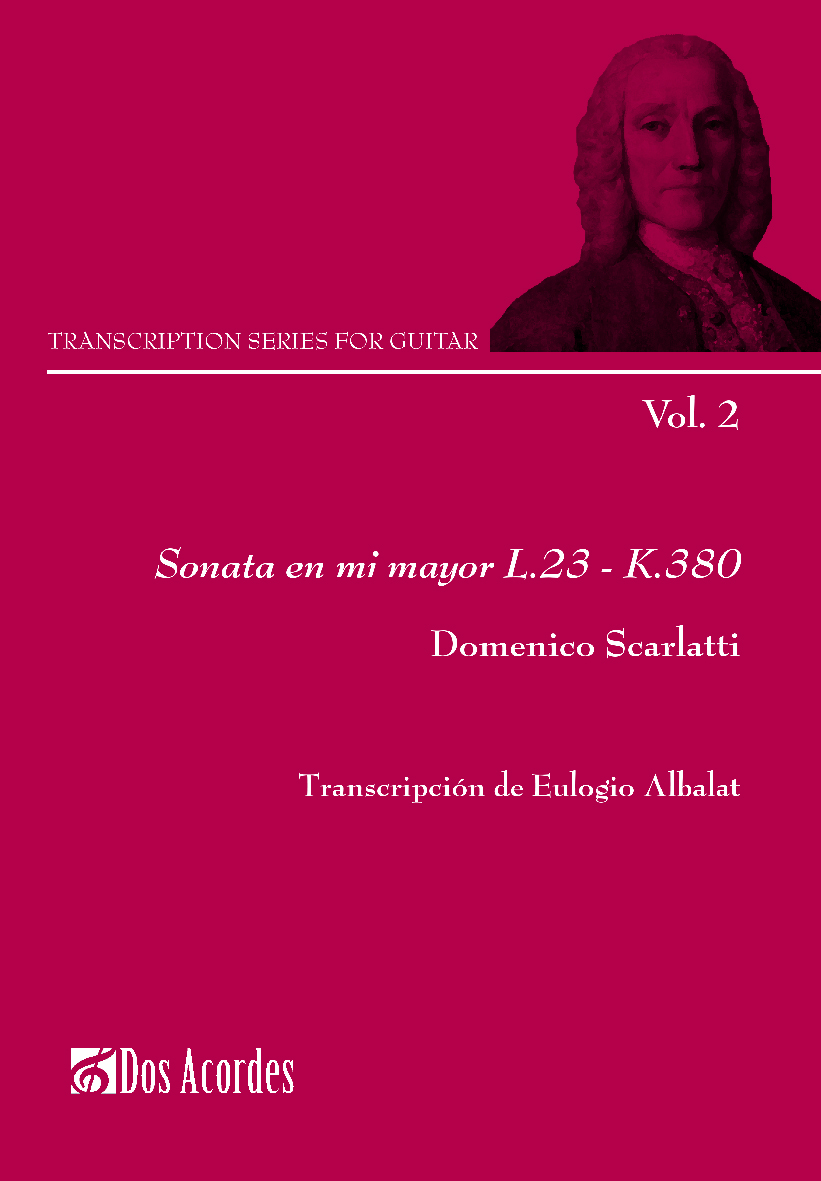 SCARLATTI D. - SONATA MI M L.23 K.380 GUITARRA TRANS.ALBALAT