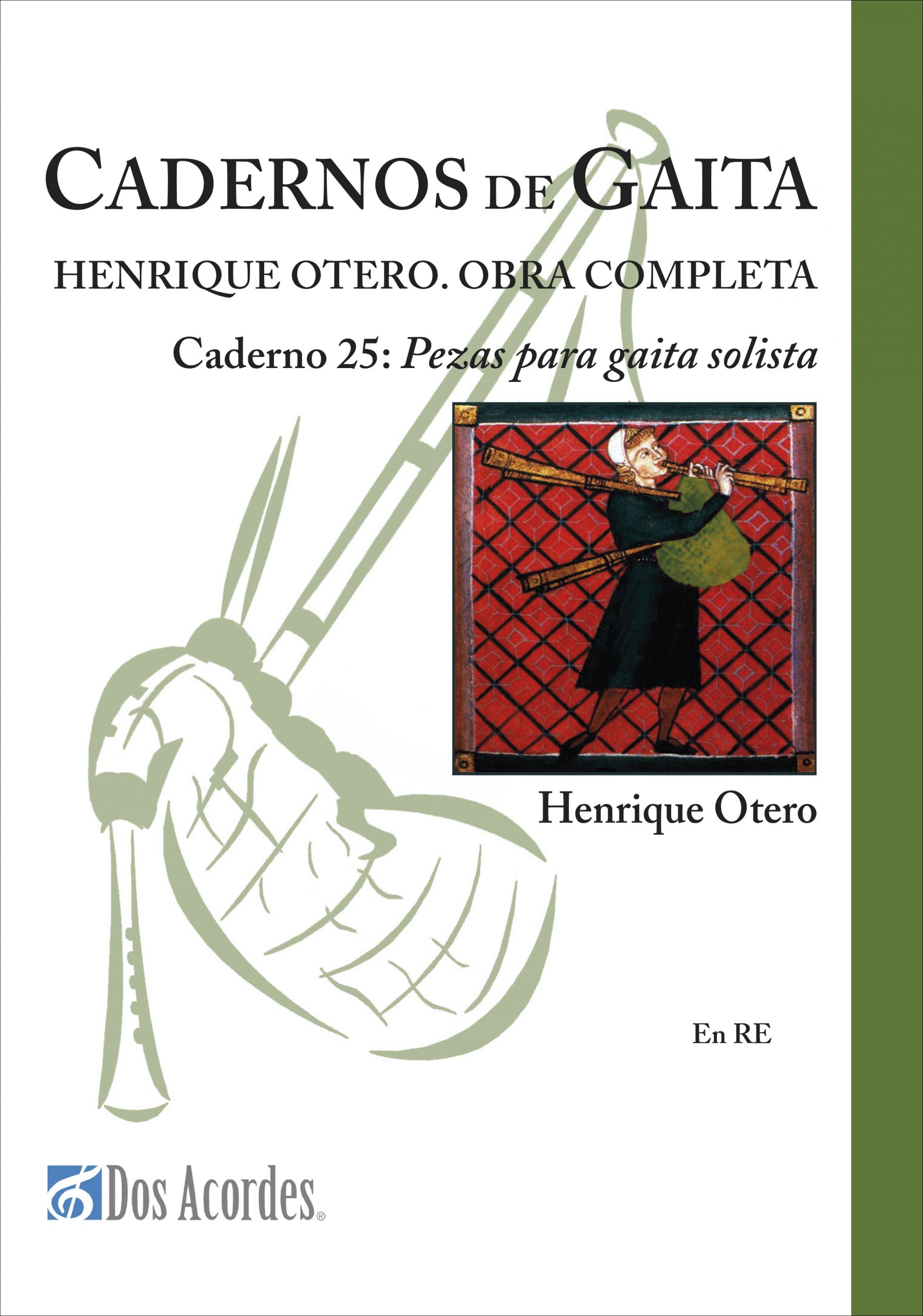 Henrique Otero -  Caderno de Gaita 25: Obra completa de Henrique Otero. RE