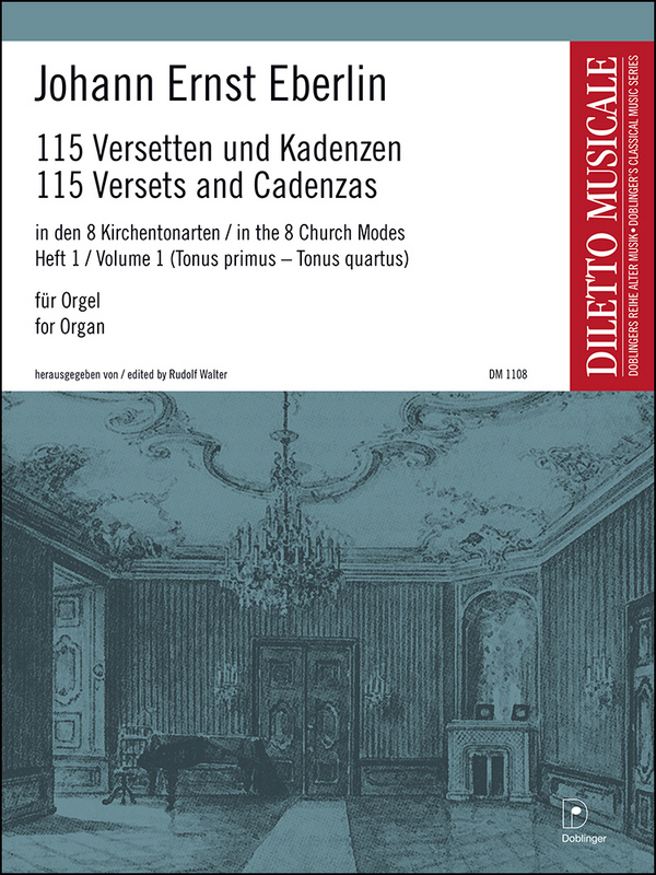 EBERLIN J.E. - 115 VERSETTEN UND KADENZEN V.1 (ORGANO)