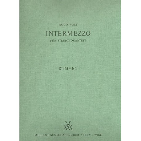 WOLF H. - INTERMEZZO MIb M 1886 PARTES
