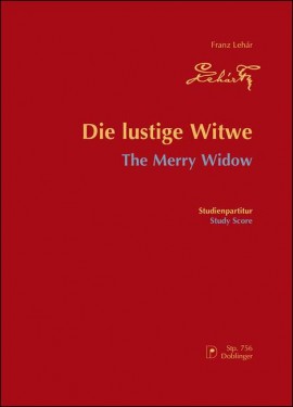 LEHAR F. -DIE LUSTIGE WITVE - PARTITURA DE ESTUDIO