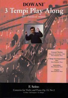 SEITZ F. - CONCIERTO SOL M (+CD) (V) - OP.13 Nº2 (CAJA)