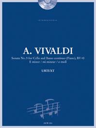 VIVALDI A. - SONATA Nº5 MI m (+CD) (VC) - RV.40