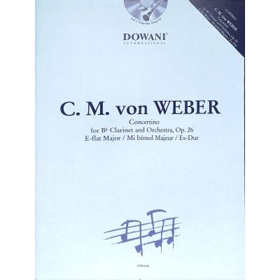 WEBER C.M. - CONCERTINO MIb M (+CD) (CL) - OP.26 ( CAJA )