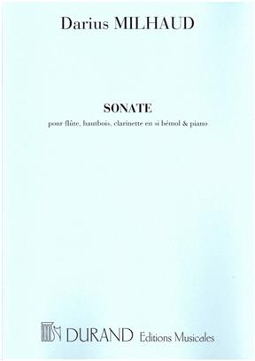 MILHAUD D. - SONATA OP.47 (FL-OB-CL-P)