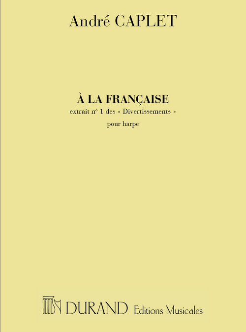 CAPLET A. - DIVERTISSIMENT A LA FRANCAISE ARPA