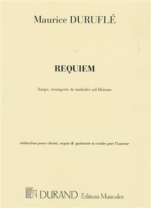DURUFLE M. - REQUIEM (ORQUESTA)  OP.9