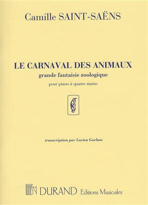 SAINT SAENS C. - CARNAVAL DE LOS ANIMALES - piano 4 manos