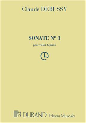 DEBUSSY C. - SONATA SOL m Nº3 VIOLIN Y PIANO