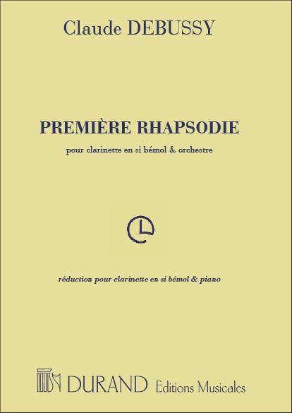 DEBUSSY C. - RAPSODIA Nº1 - (CLARINETE Y PIANO)