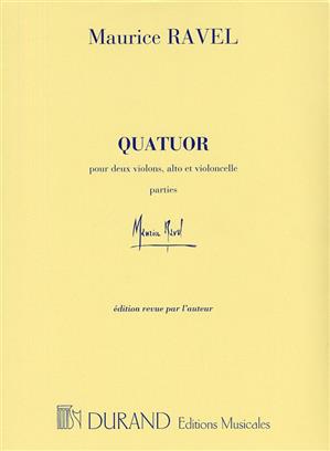RAVEL M. - CUARTETO