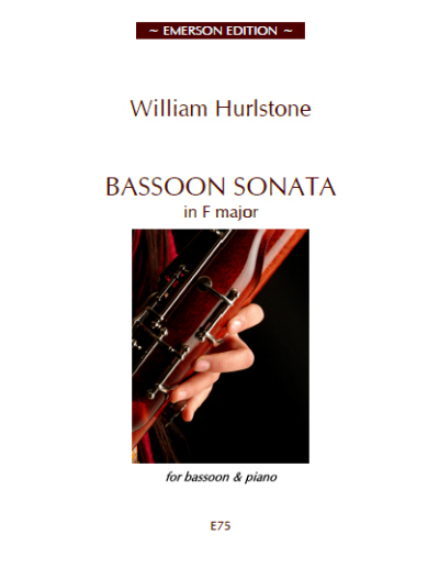 HURLSTONE W. - SONATA FA M - FAGOT Y PIANO -