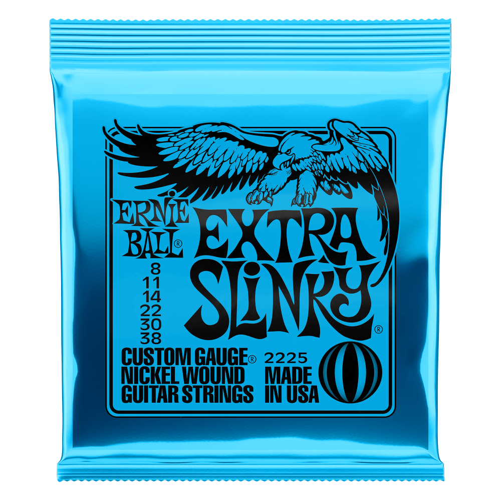 CUERDA GUITARRA ELECTRICA - ERNIE BALL EXTRA SLINKY 8-38