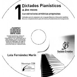 FERNANDEZ MARIN L. - DICTADOS PIANISTICOS A DOS VOCES Vº1 ALUMNO+CD o DESCARGA