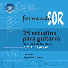 SOR F. - ESTUDIOS GUITARRA (25)  OP.6,29,31,35,44 Y 60