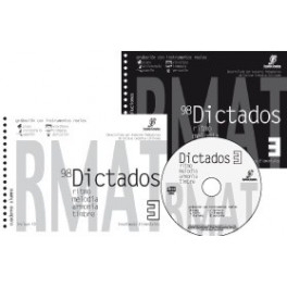 DICTADOS 3º  ALUMNO-PROFESOR + AUDIO QR (RITMO MELODIA ARMONIA TIMBRE)