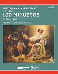 XIMENEZ DE ABRIL TIRADO , P.- MINUETOS GUITARRA