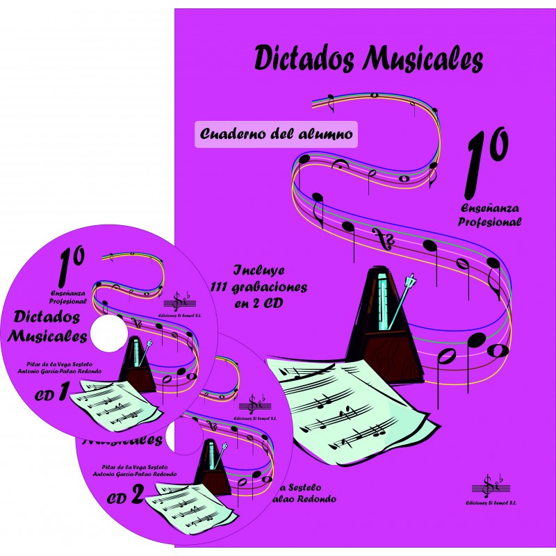 DE LA VEGA/ GARCIA PALAO . DICTADOS MUSICALES . V.1 (ENSEÑANZA PROFESIONAL)(ALUMNO) (+AUDIO EN APP)