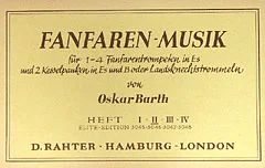 BARTH O. - MUSICA FANFARRIA V.2 CUARTETO TROMPETAS