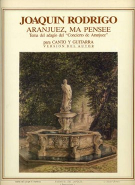 RODRIGO J. - ARANJUEZ MA PENSEE -(CANTO Y GUIT)