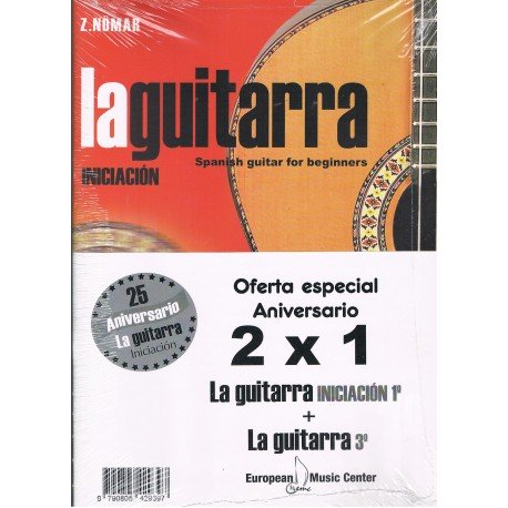 NOMAR Z. - PACK LA GUITARRA INICIACION Vº1 Y 3º(2x1 promocion)
