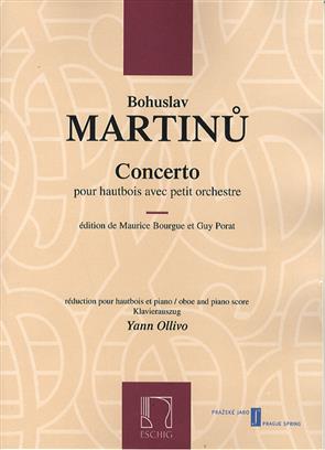 MARTINU B. - CONCIERTO OBOE - NUEVA EDICIÓN