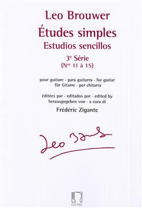 BROUWER L. - ESTUDIOS SIMPLES V.3 (11-15) -