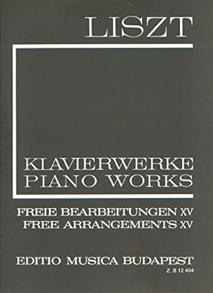 LISZT F. - ARREGLOS LIBRES V.XV