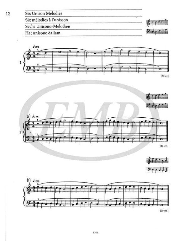 BARTOK B. - MIKROKOSMOS PIANO 1