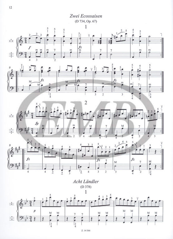 SCHUBERT F. - DANZAS (ACORDEON)