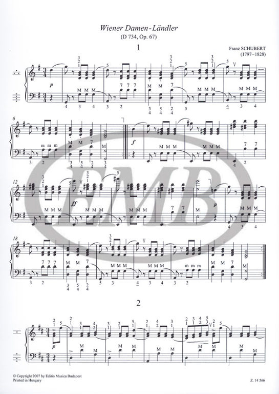 SCHUBERT F. - DANZAS (ACORDEON)