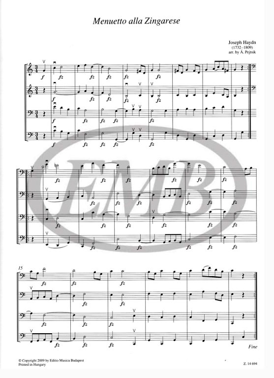 PEJTSIK. - CHAMBER MUSIC FOR 4 CELLOS