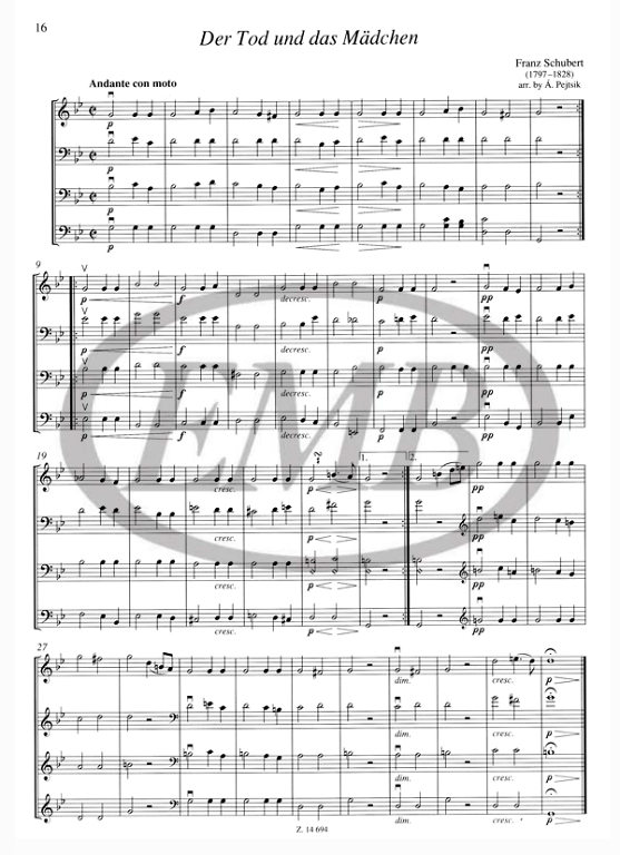 PEJTSIK. - CHAMBER MUSIC FOR 4 CELLOS
