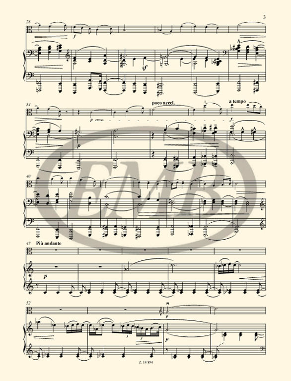 KODALY Z. - ADAGIO VIOLA Y PIANO