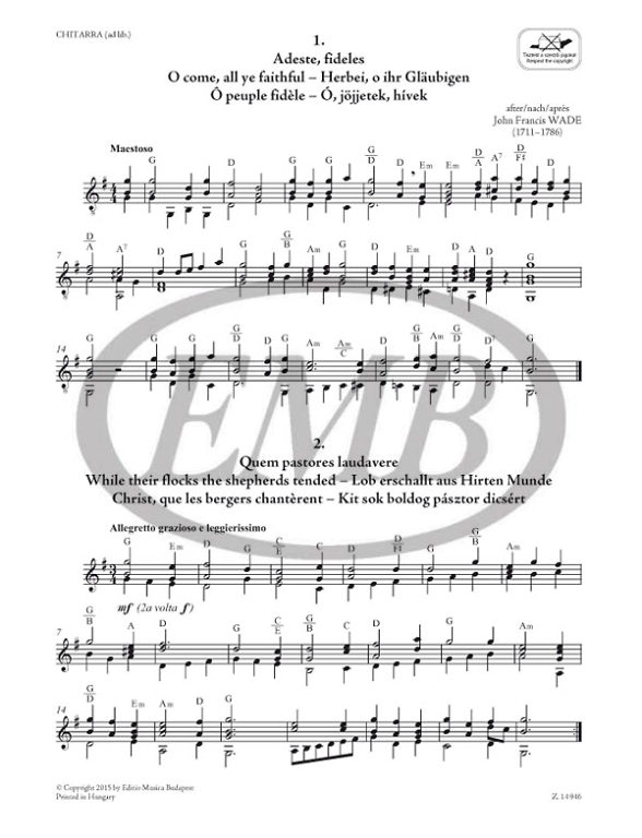 ALBUM - MUSIC FOR CHRISTMAS (CONJUNTO INSTRUMENTAL)