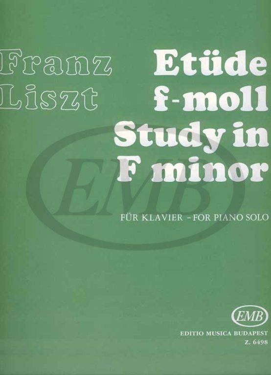LISZT F. - ESTUDIO Nº10 FA m -
