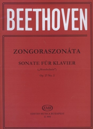 BEETHOVEN L.V. - SONATA Nº14 DO# m CLARO LUNA - OP.27 Nº2