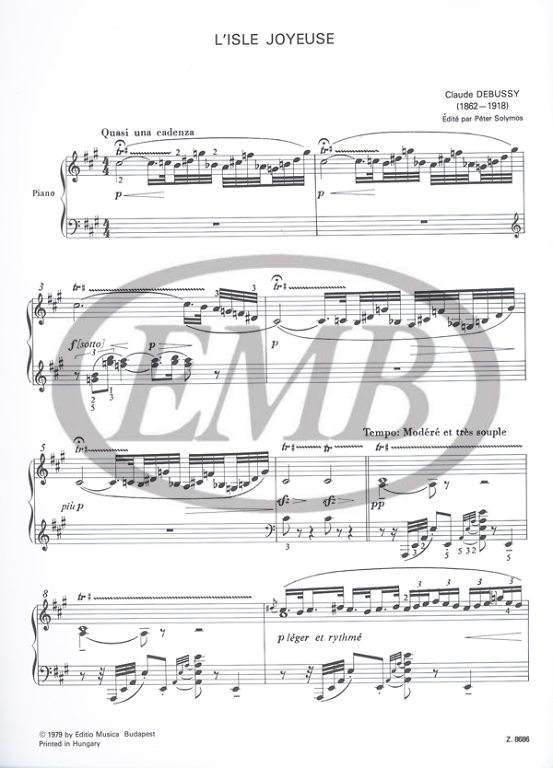 DEBUSSY C. - LA ISLA ALEGRE -
