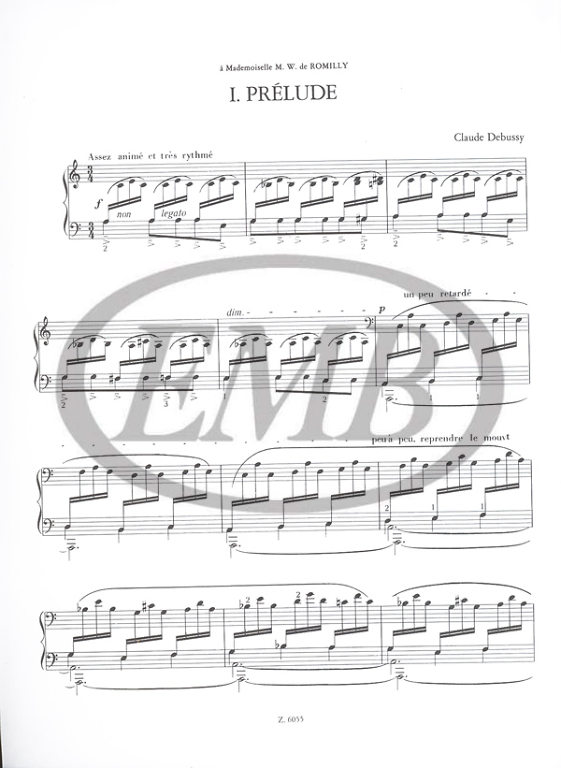 DEBUSSY C. - PARA EL PIANO -